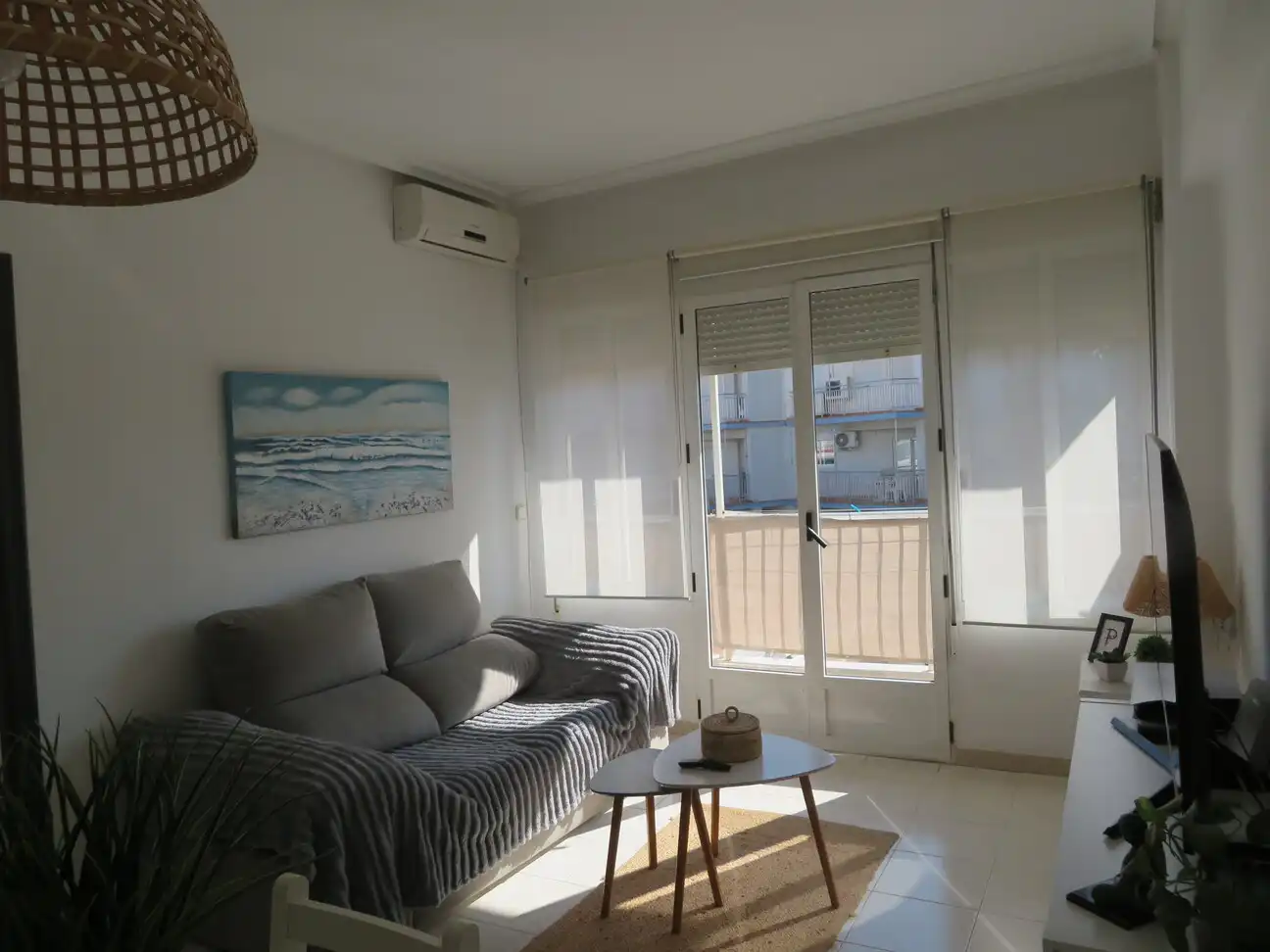 Living room of Apartments for sale in Dénia  with Air Conditioner, Terrace and Furnished