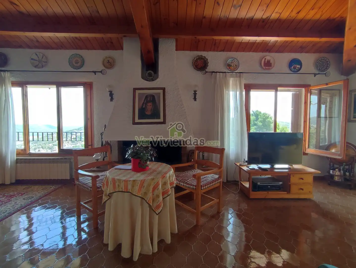 Sala de estar de Casa o chalet en venta en Vallirana con Calefacción, Jardín privado y Terraza