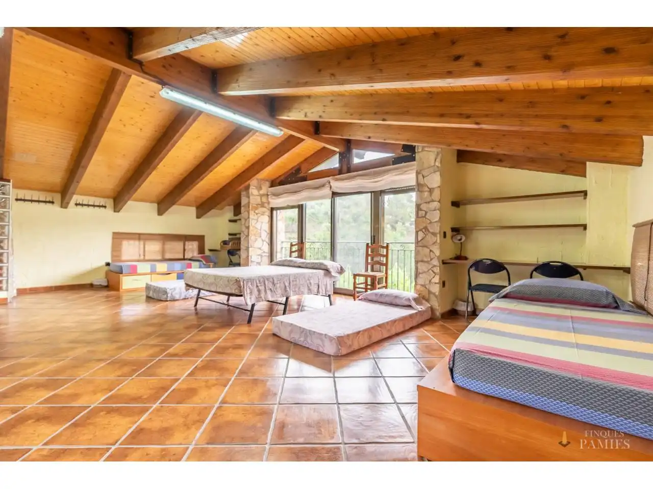 Dormitori de Finca rústica en venda en Riudecols amb Calefacció, Jardí privat i Piscina