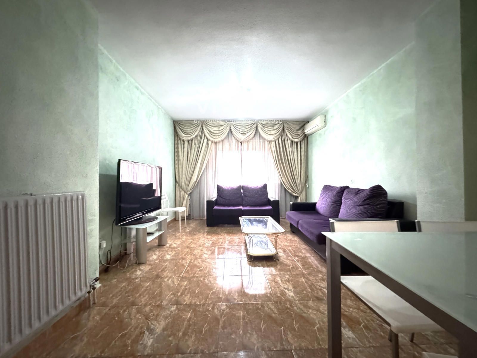 Sala d'estar de Pis en venda en  Madrid Capital amb Aire condicionat, Calefacció i Terrassa