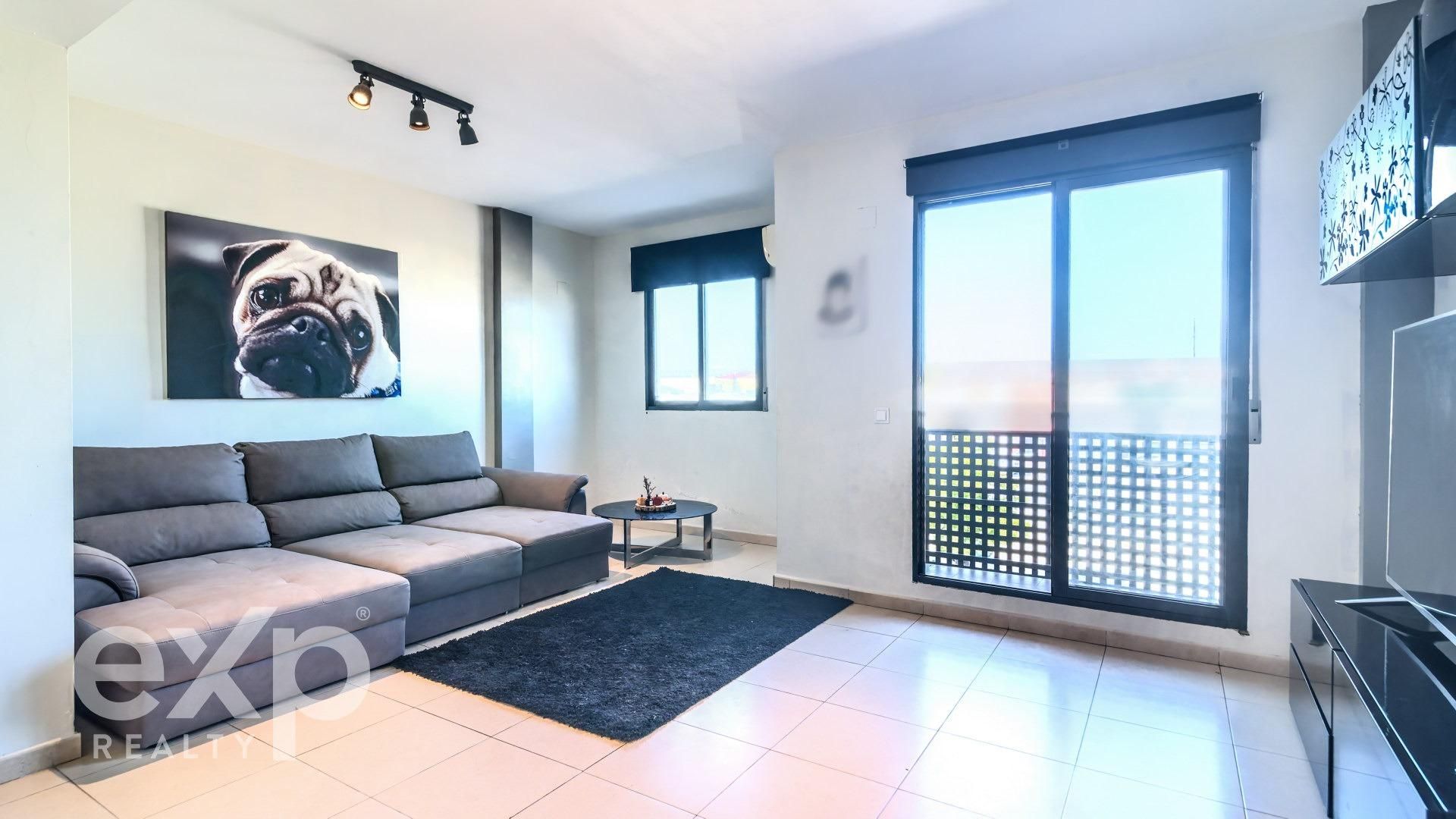 Wohnzimmer von Dachboden zum verkauf in Alginet mit Klimaanlage, Terrasse und Abstellraum