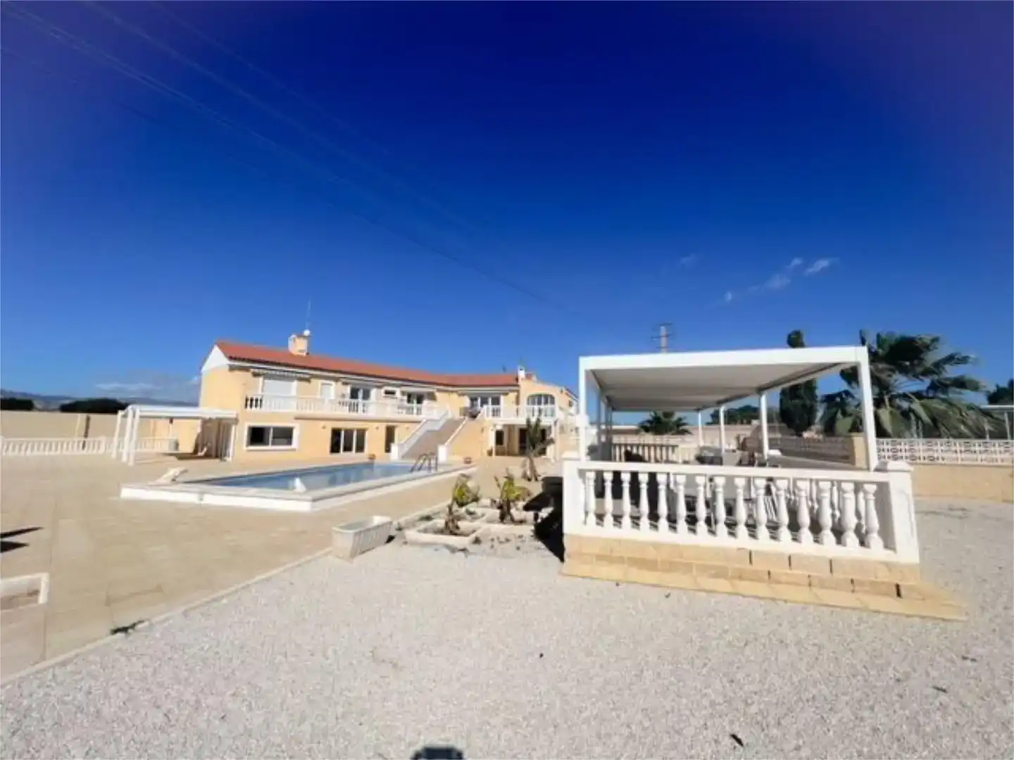 Vista exterior de Casa o chalet en venta en Mutxamel con Aire acondicionado, Piscina y Balcón