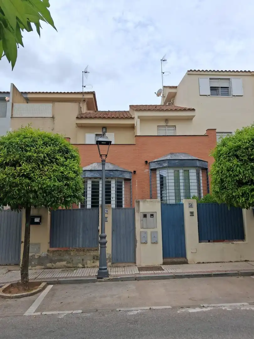 Exterior view of Detached homes for sale in Castilleja de la Cuesta  with Air Conditioner and Terrace