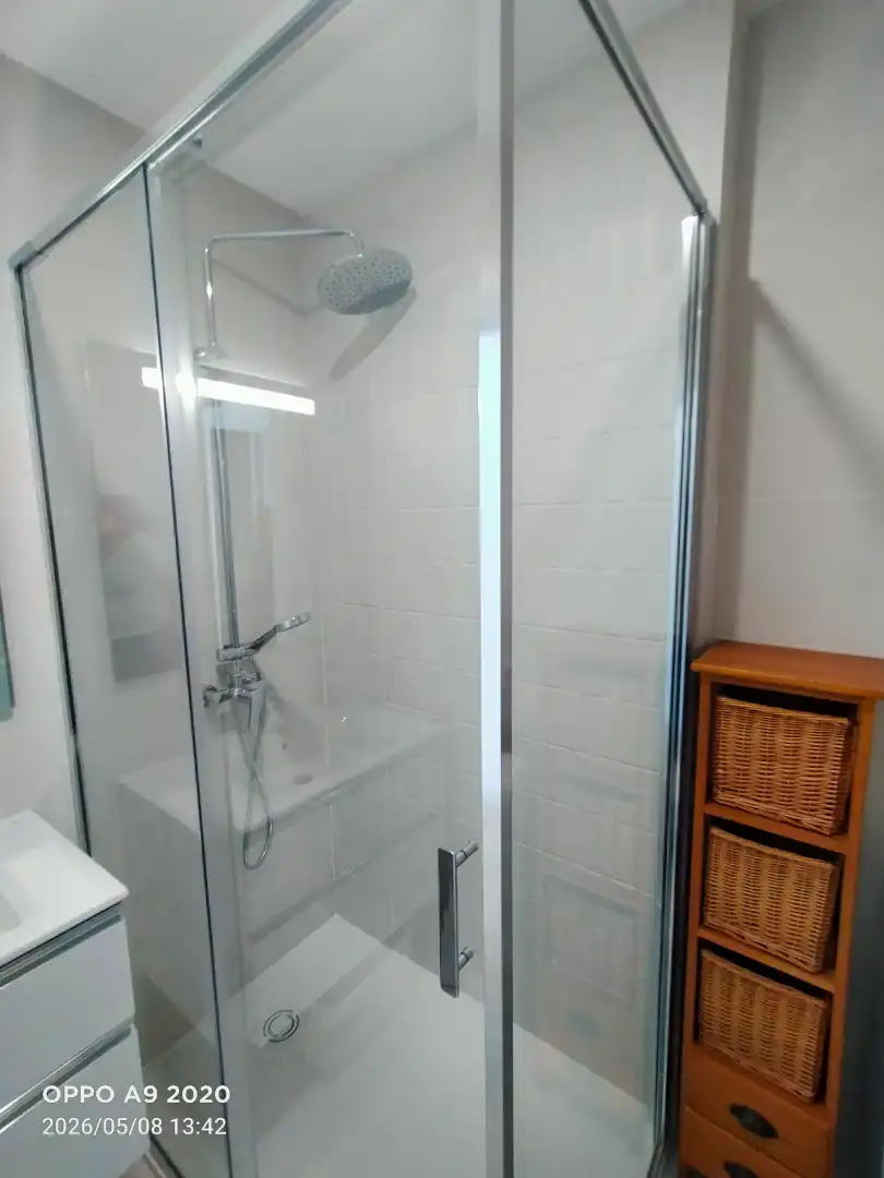 Bany de Apartament de lloguer en Puerto de la Cruz amb Parquet, Moblat i Forn
