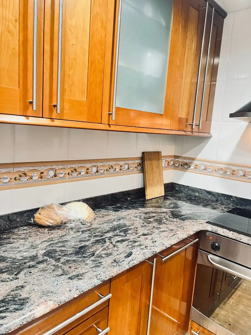 Kitchen of Flat for sale in Santa Margarida de Montbui  with Heating and Furnished