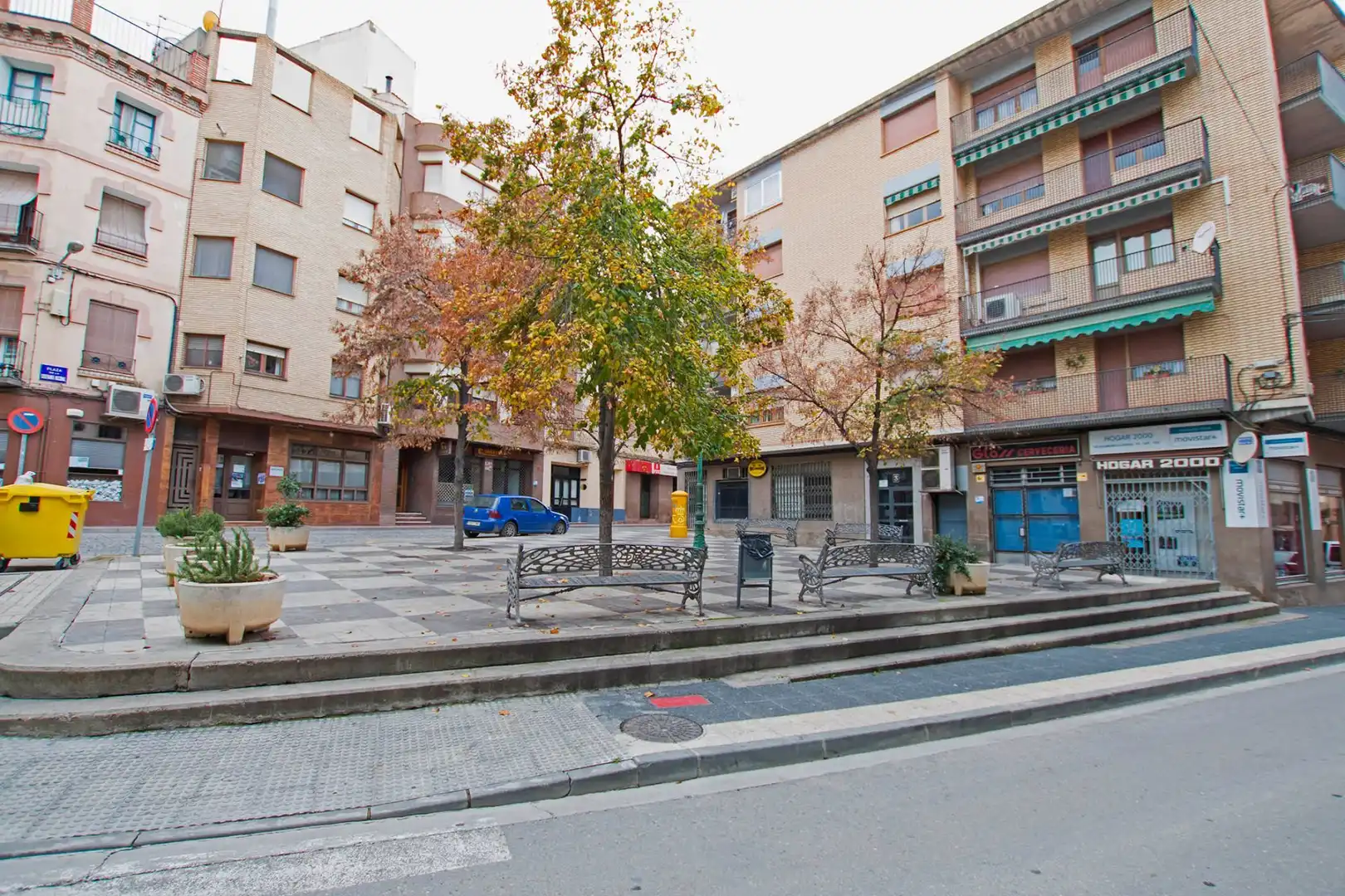 Außenansicht von Wohnung zum Verkauf in Caspe mit Klimaanlage und Heizung
