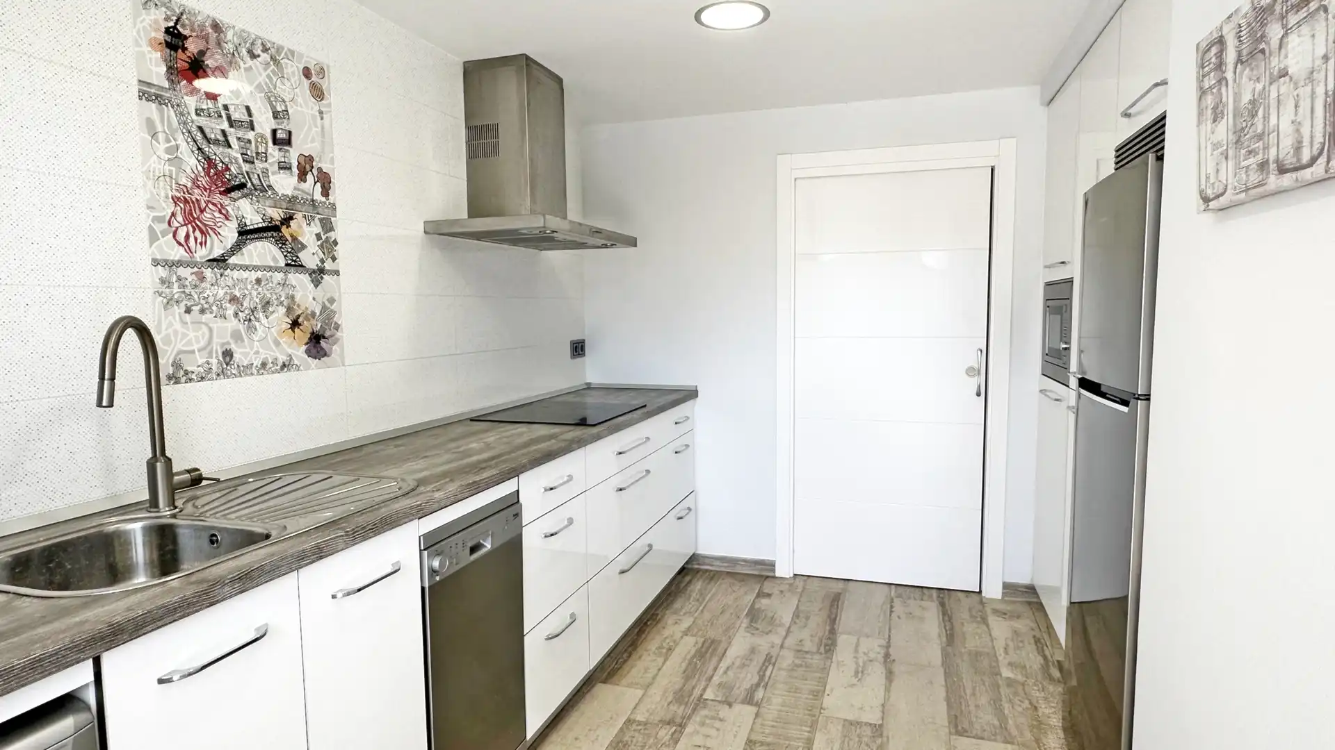 Cocina de Apartamento de alquiler en Gandia con Terraza, Amueblado y Horno