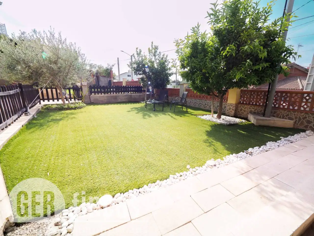 Jardín de Casa o chalet en venta en Terrassa con Aire acondicionado, Calefacción y Jardín privado