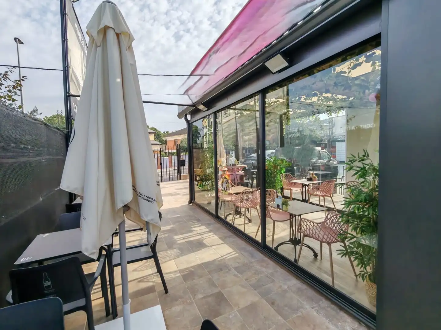 Terrasse von Geschaftsraum zur Miete in Lliçà d'Amunt mit Klimaanlage, Heizung und Terrasse