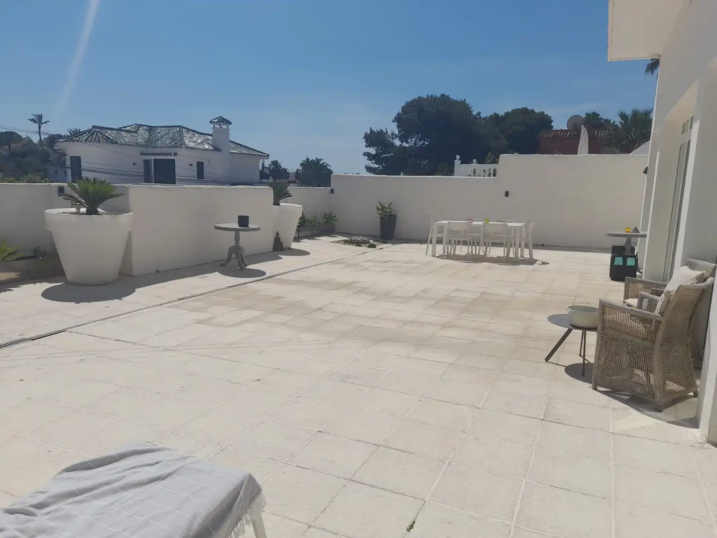 Terrassa de Casa o xalet en venda en Marbella amb Aire condicionat, Jardí privat i Terrassa