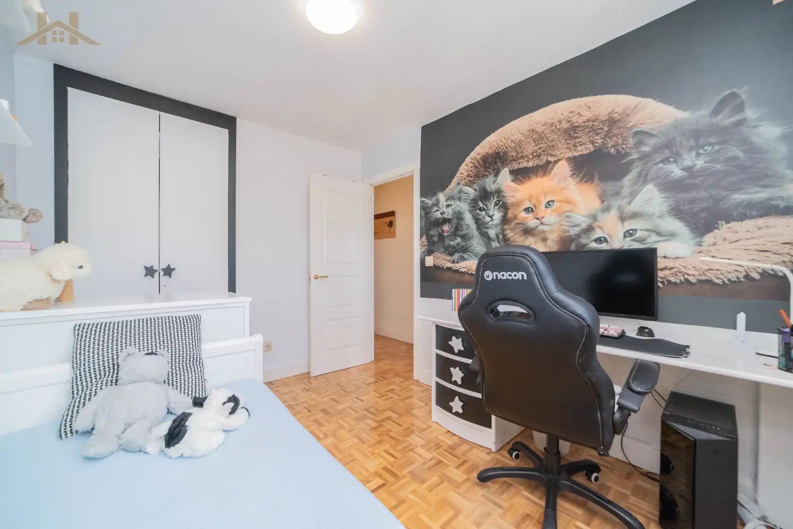 Habitación de Casa o chalet en venta en Rivas-Vaciamadrid con Calefacción, Jardín privado y Parquet