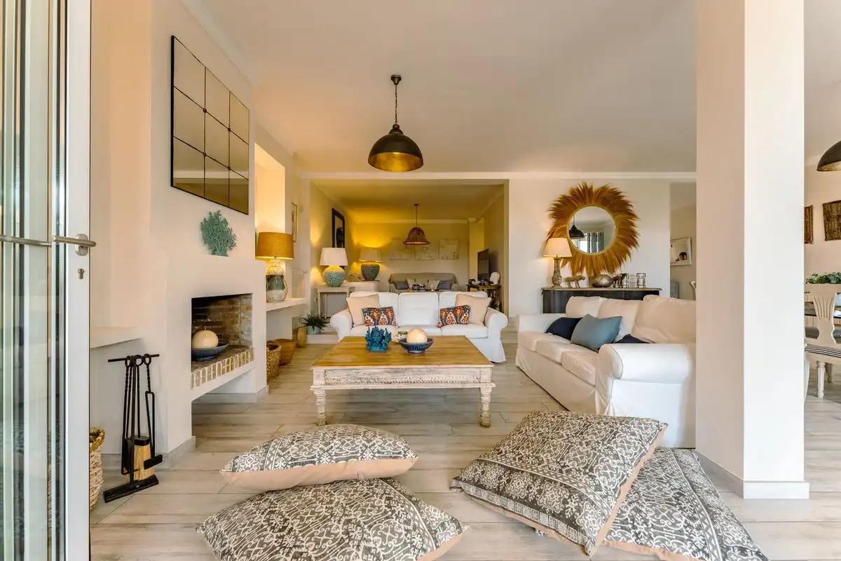 Sala de estar de Casa o chalet de alquiler en Marbella
