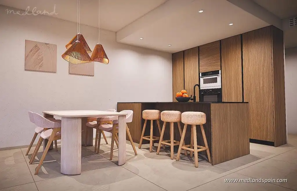 Cuina de Apartament en venda en Cartagena amb Terrassa, Traster i Piscina comunitària