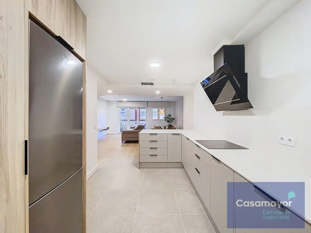 Cocina de Piso de alquiler en Alicante / Alacant con Aire acondicionado, Calefacción y Terraza