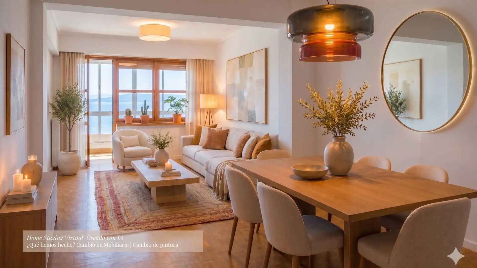 Living room of Flat for sale in A Coruña Capital   with Heating