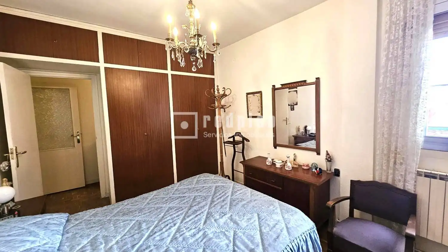 Bedroom of Flat for sale in Madrid  with Heating, Parquet flooring and Terrace