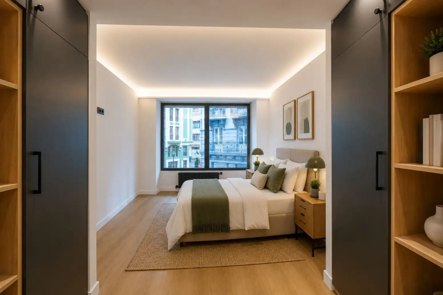 Bedroom of Flat for sale in Gijón   with Heating