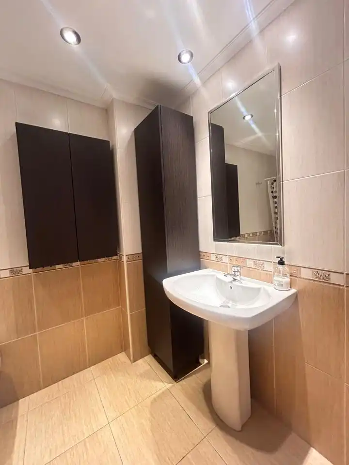 Bathroom of Flat for rent in Gijón   with Heating, Terrace and Storage room