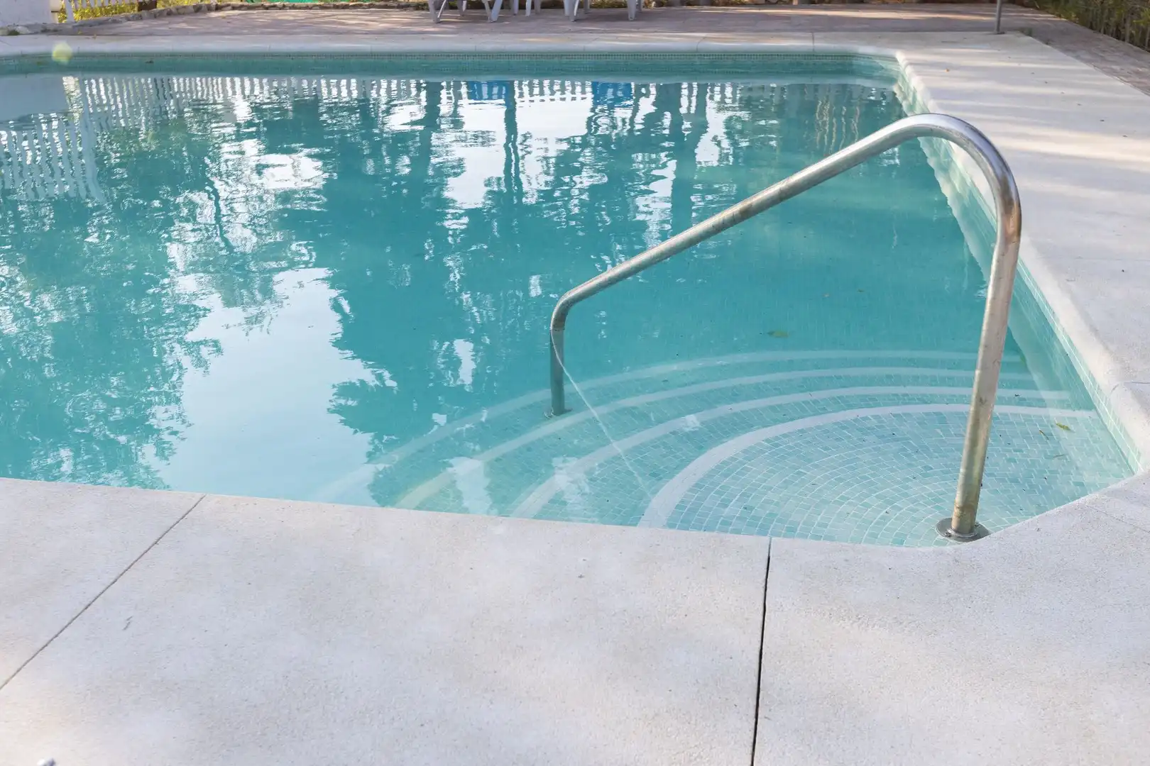 Swimming pool of Country homes for sale in Gilena  with Air Conditioner, Heating and Private garden
