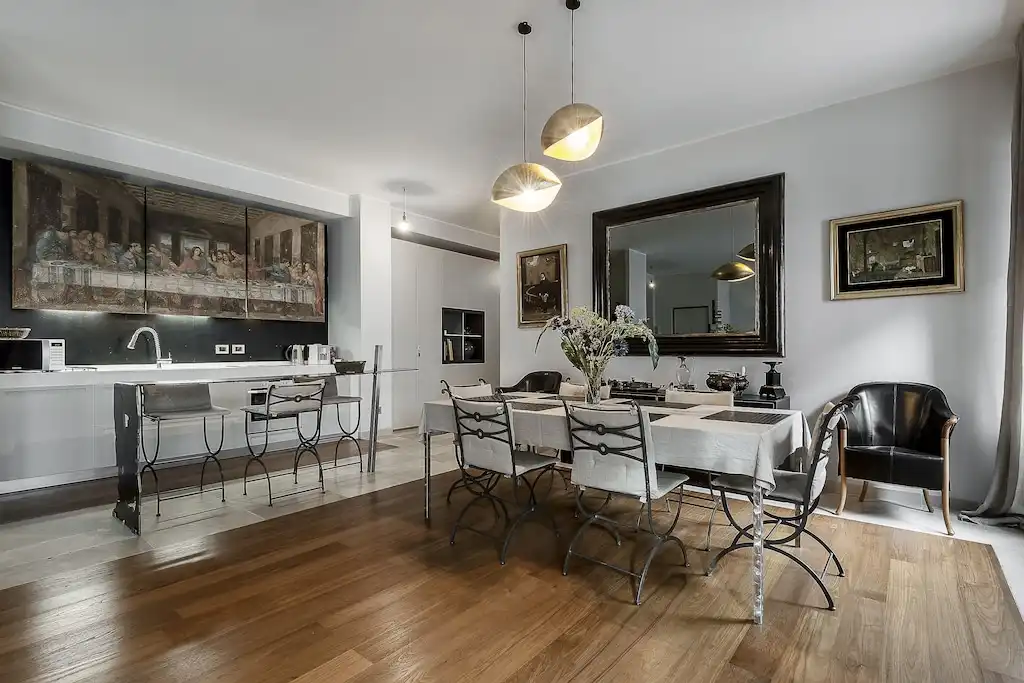 Dining room of Flat for rent in Badajoz  with Air Conditioner, Furnished and TV