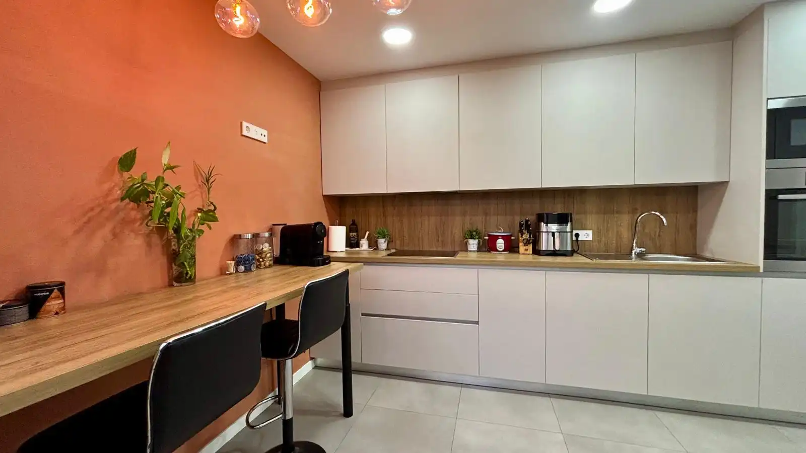 Cocina de Casa adosada en venta en Torre-Pacheco con Aire acondicionado, Calefacción y Terraza