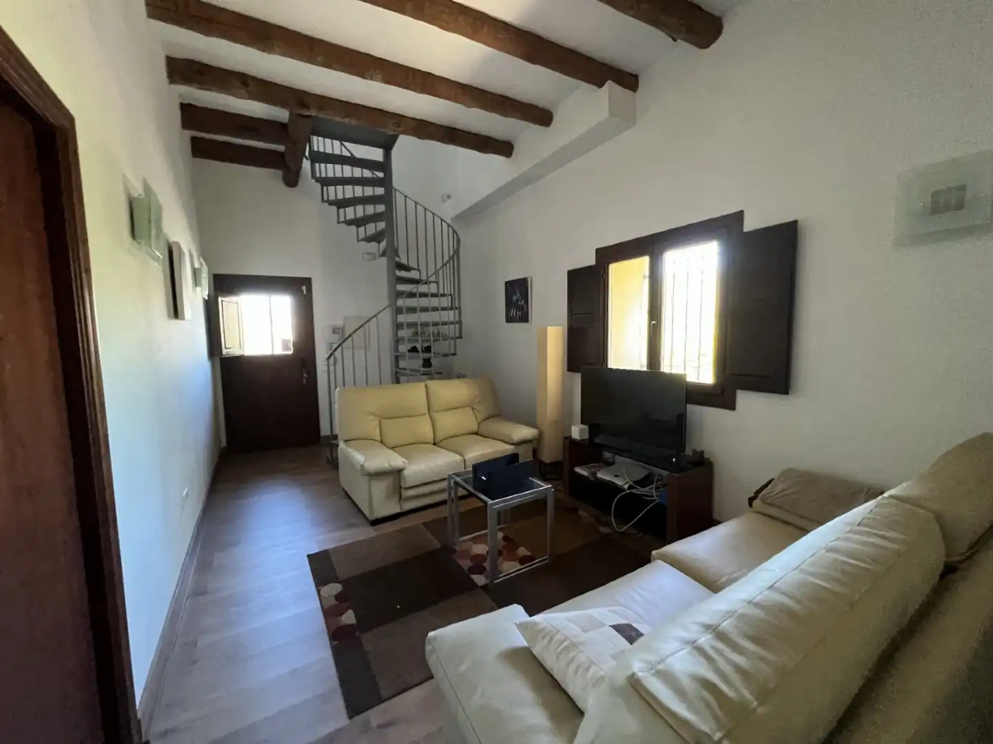 Sala de estar de Finca rústica en venta en Ibi con Aire acondicionado, Jardín privado y Trastero