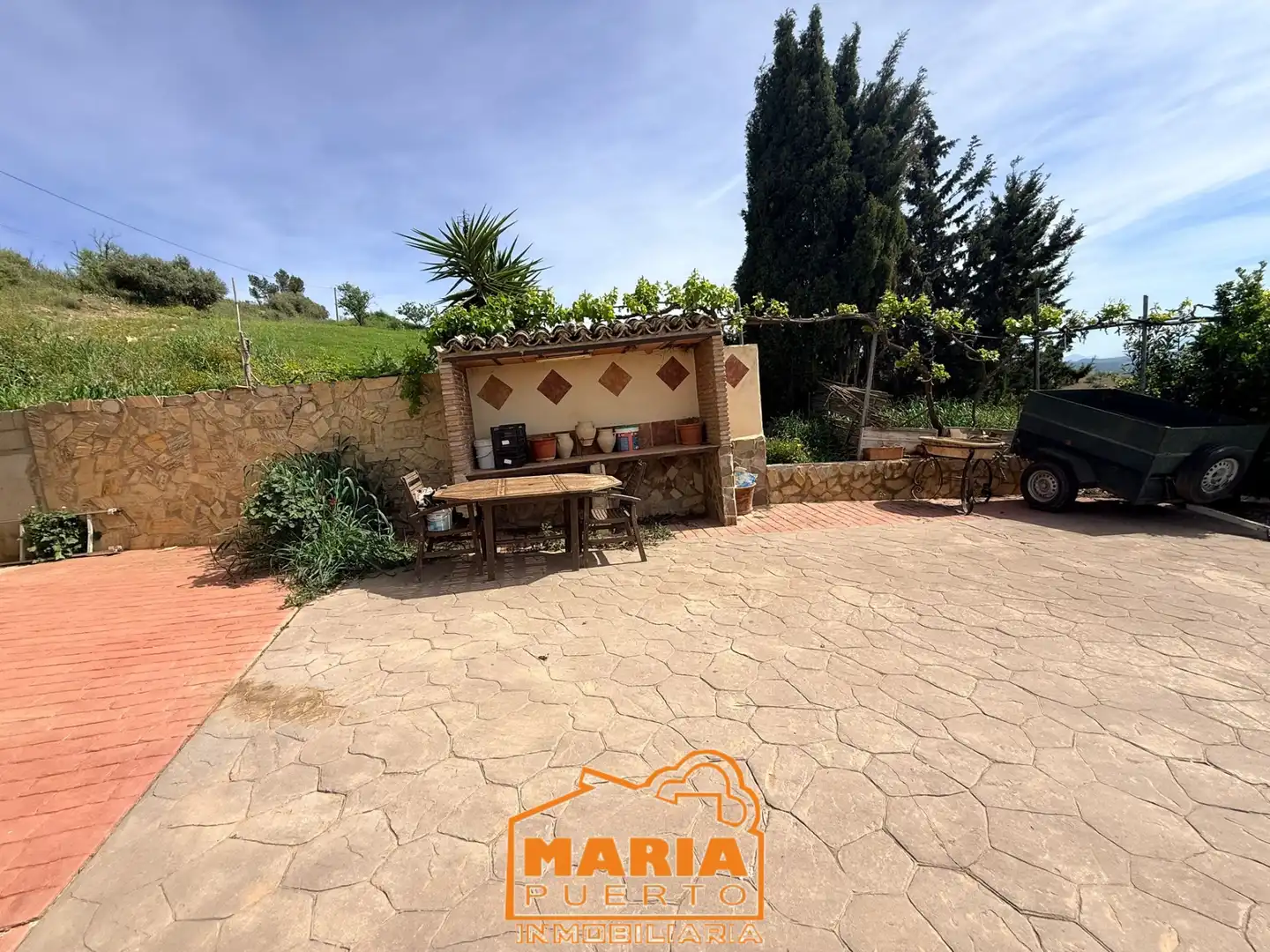 Garden of Country homes for sale in Villanueva de la Concepción