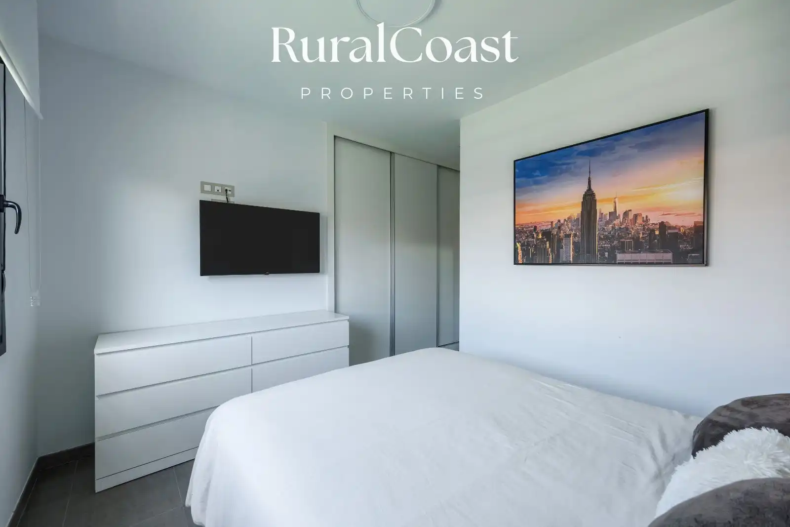 Habitación de Casa adosada en venta en Busot con Aire acondicionado, Calefacción y Terraza
