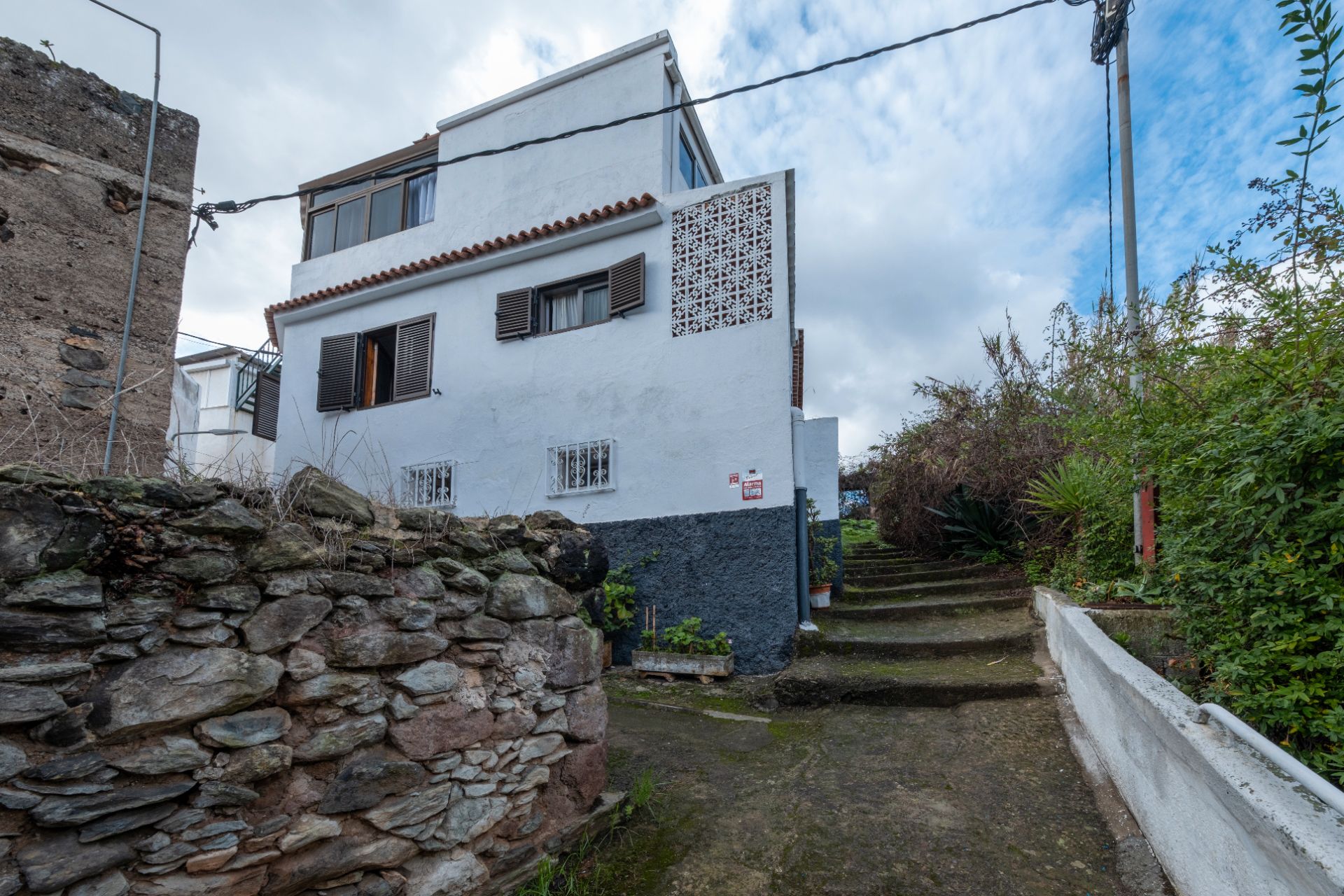 Vista exterior de Finca rústica en venda en Teror amb Moblat, Rentadora i Microones