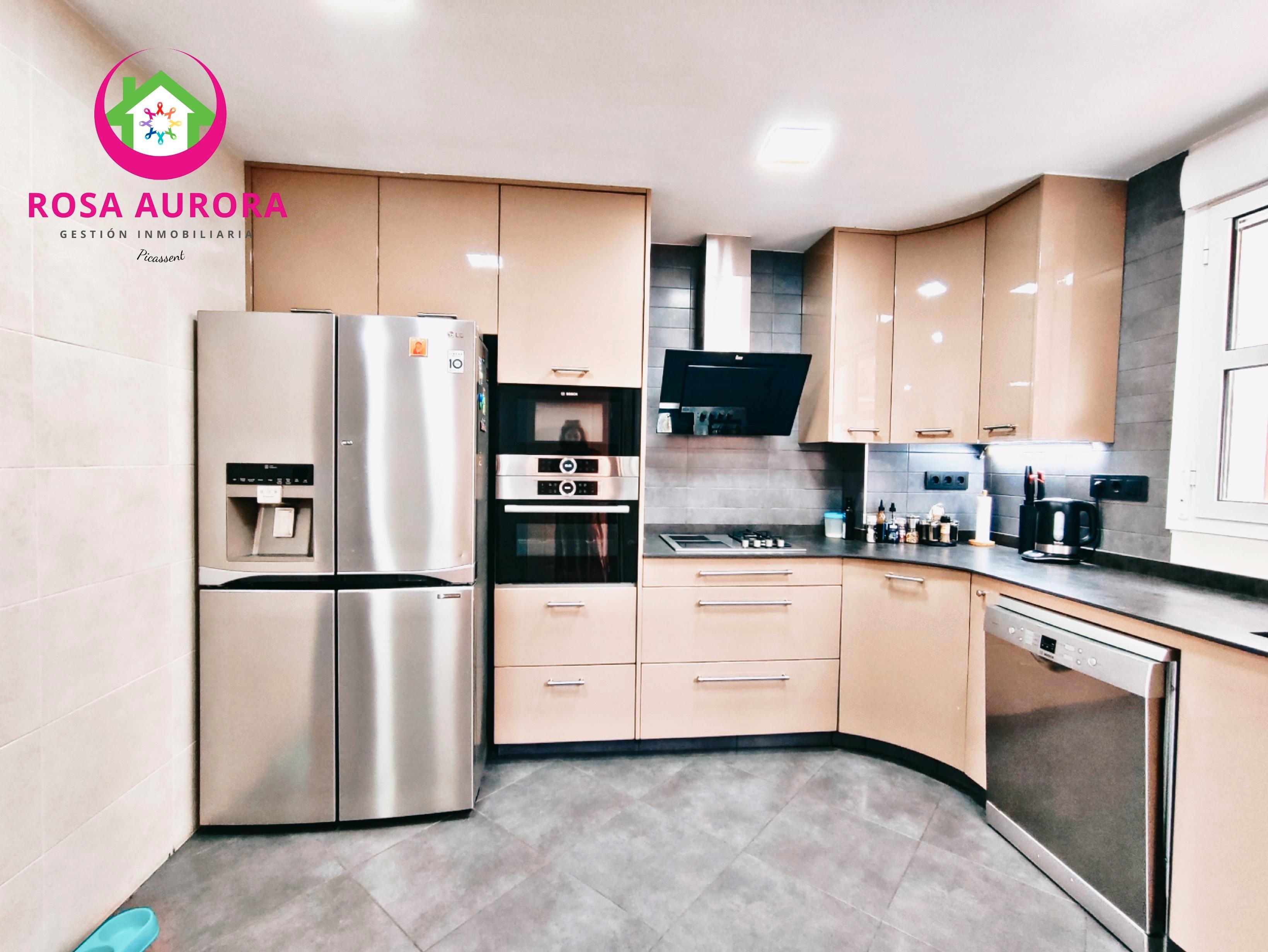 Kitchen of Single-family semi-detached for sale in Cullera  with Air Conditioner, Heating and Parquet flooring