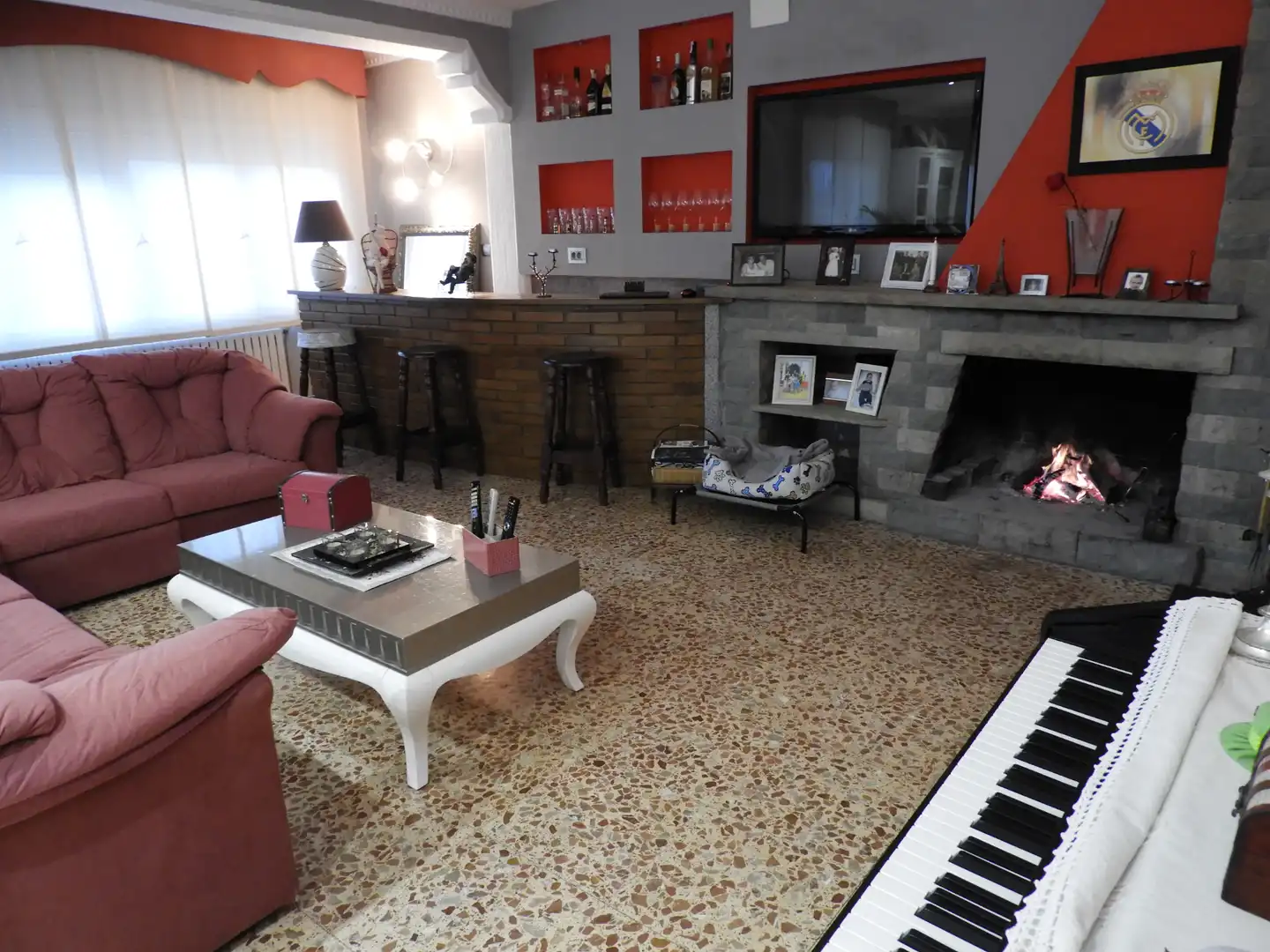 Wohnzimmer von Haus oder Chalet zum Verkauf in Castellar del Vallès mit Klimaanlage, Heizung und Privatgarten