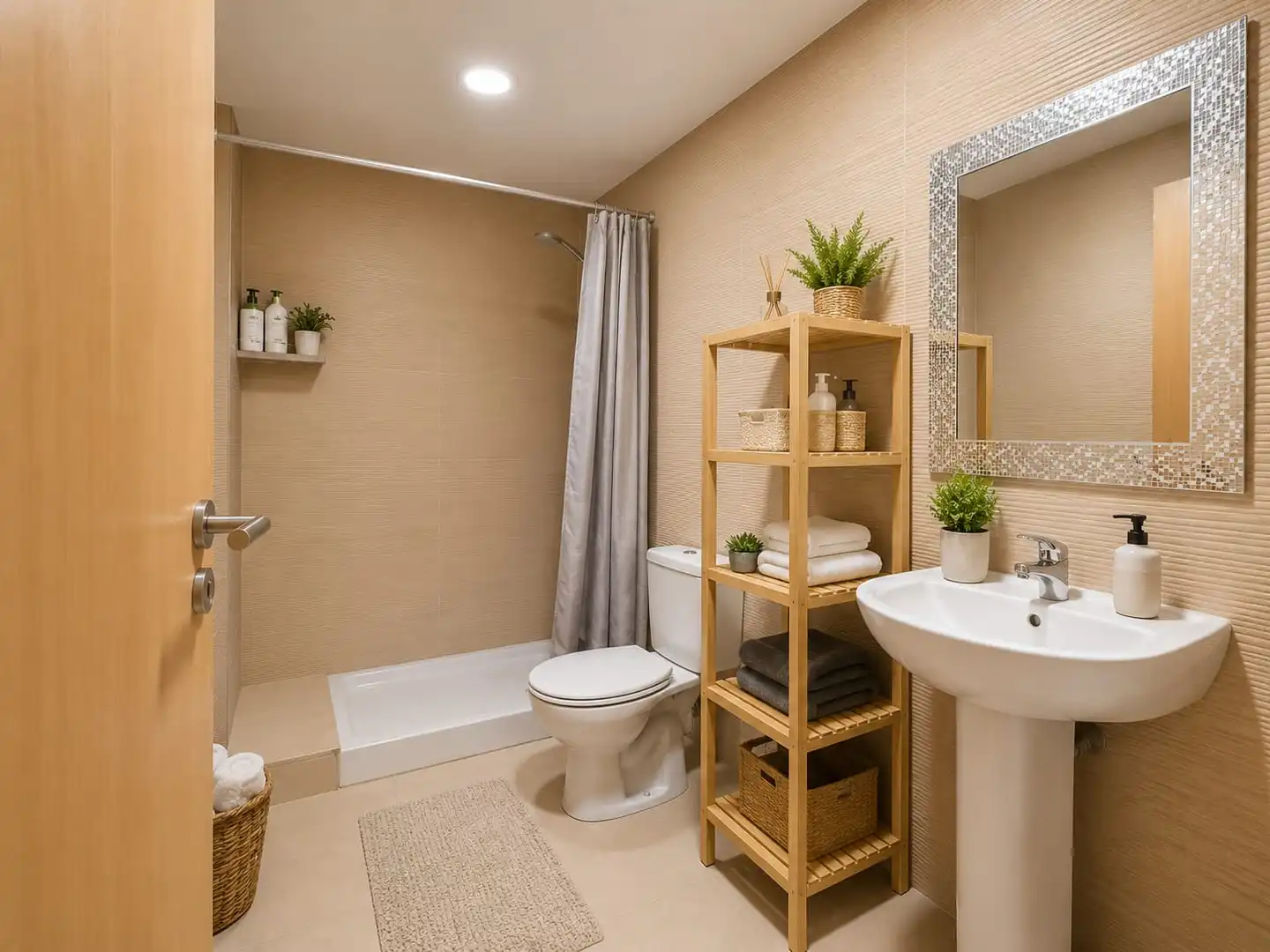 Badezimmer von Wohnung zum Verkauf in Girona