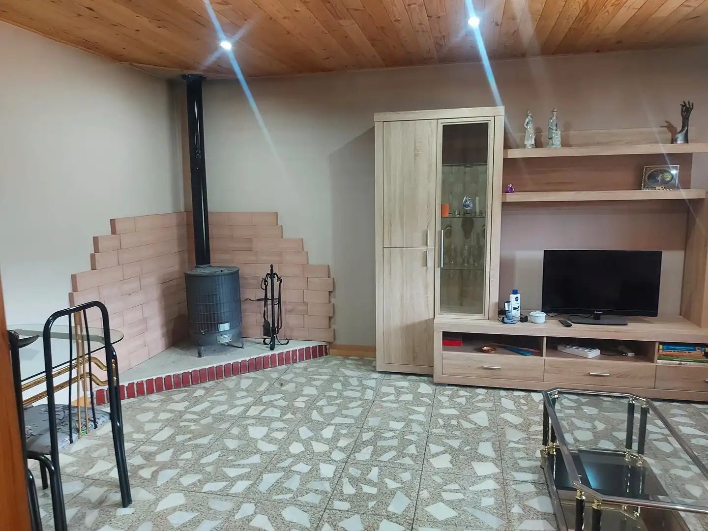 Sala de estar de Casa o chalet en venta en Navas del Rey con Aire acondicionado, Calefacción y Jardín privado