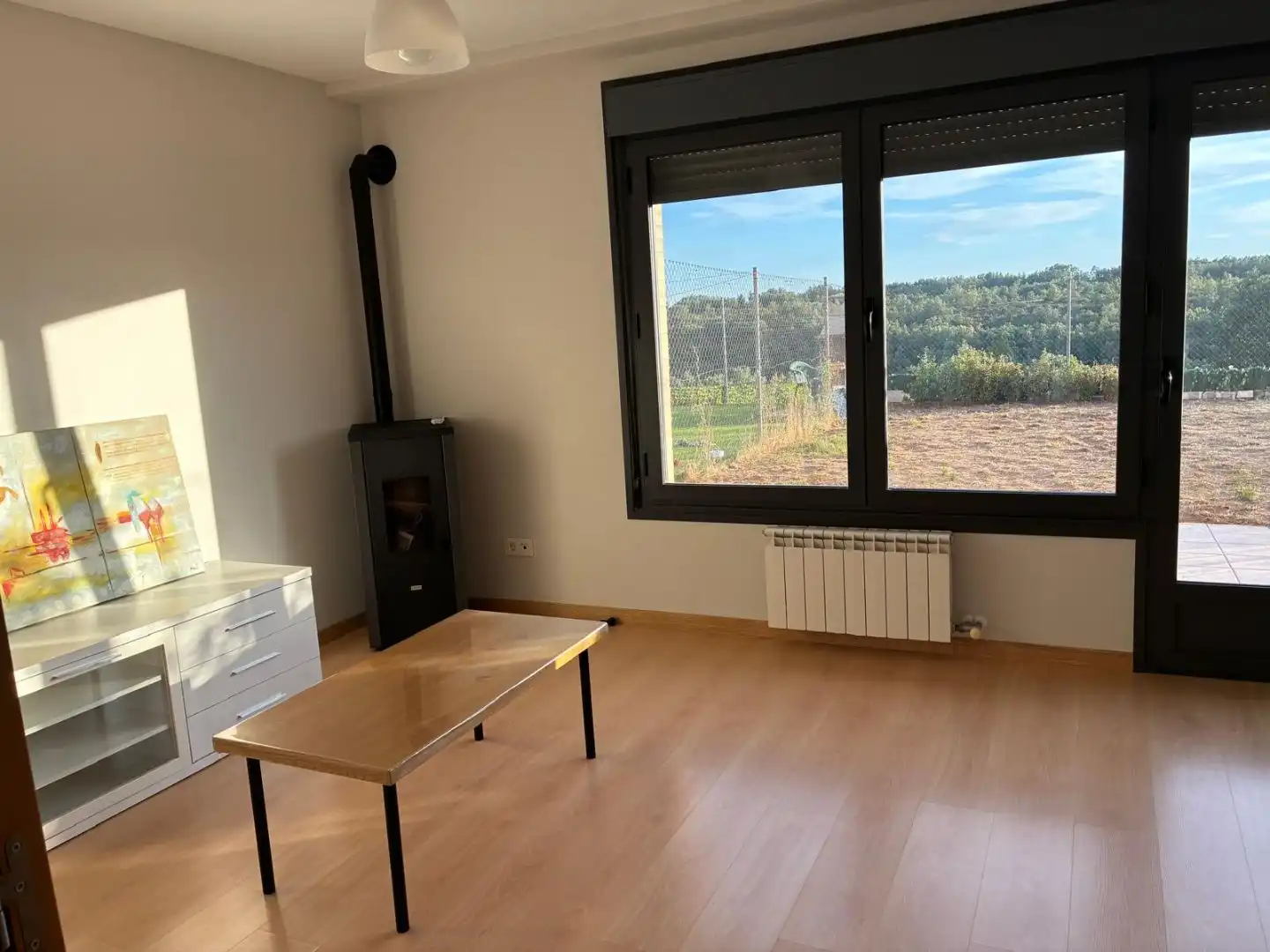 Sala de estar de Casa o chalet en venta en Garrafe de Torío con Calefacción, Jardín privado y Parquet