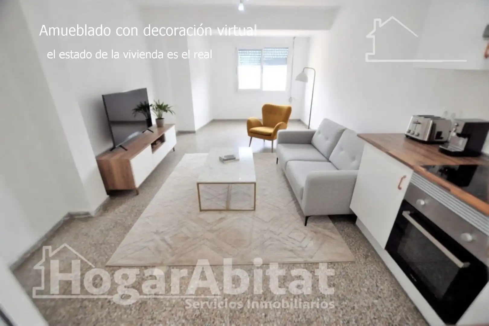 Sala de estar de Piso en venta en Mislata con Balcón