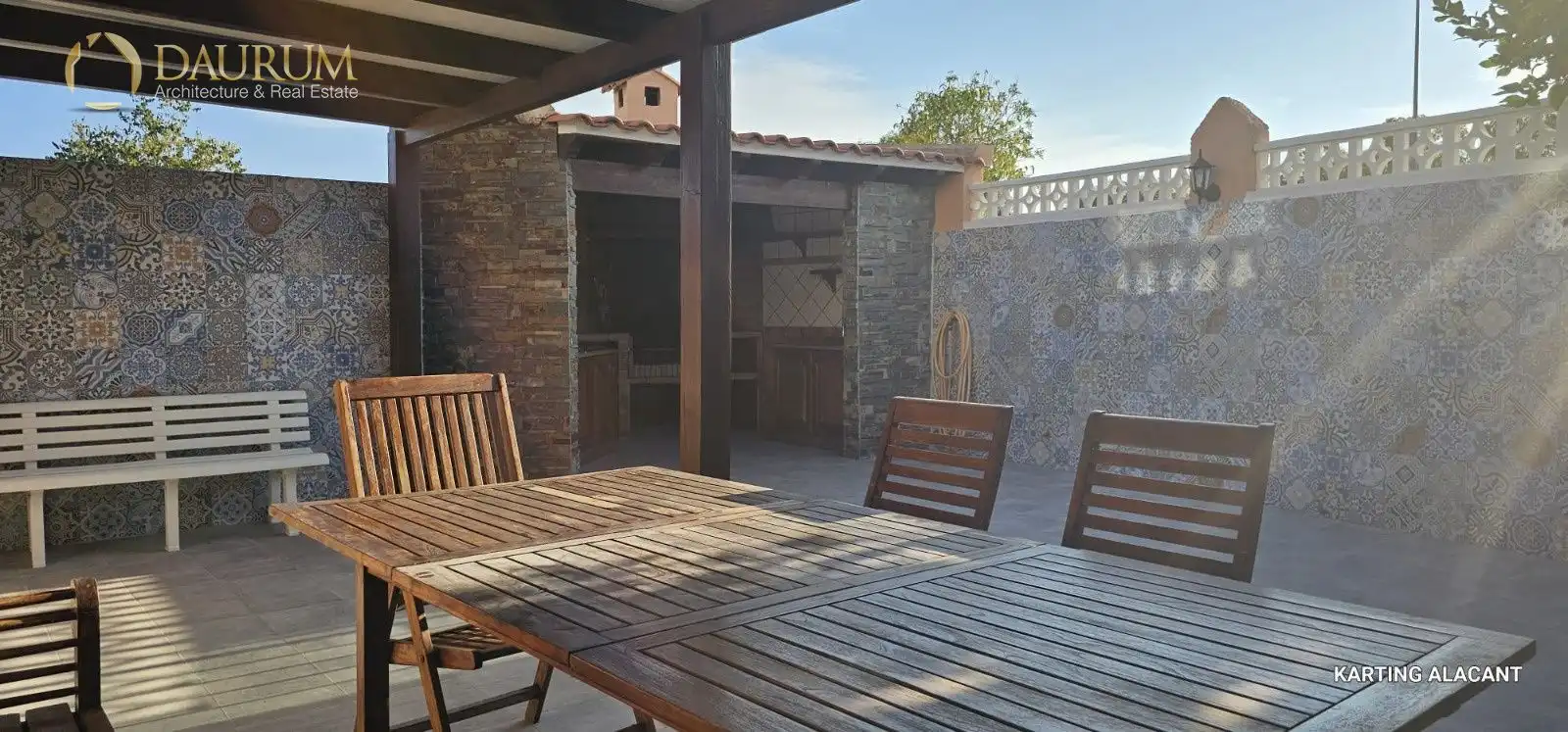 Terrace of Detached homes for sale in San Vicente del Raspeig / Sant Vicent del Raspeig  with Air Conditioner, Private garden and Terrace