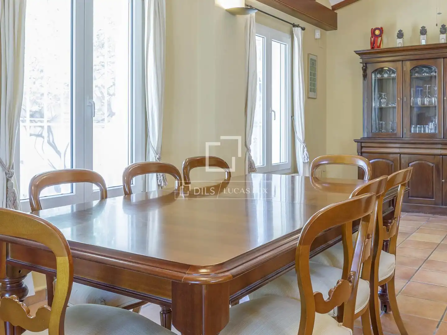 Comedor de Finca rústica en venta en Rocafort con Aire acondicionado, Jardín privado y Terraza