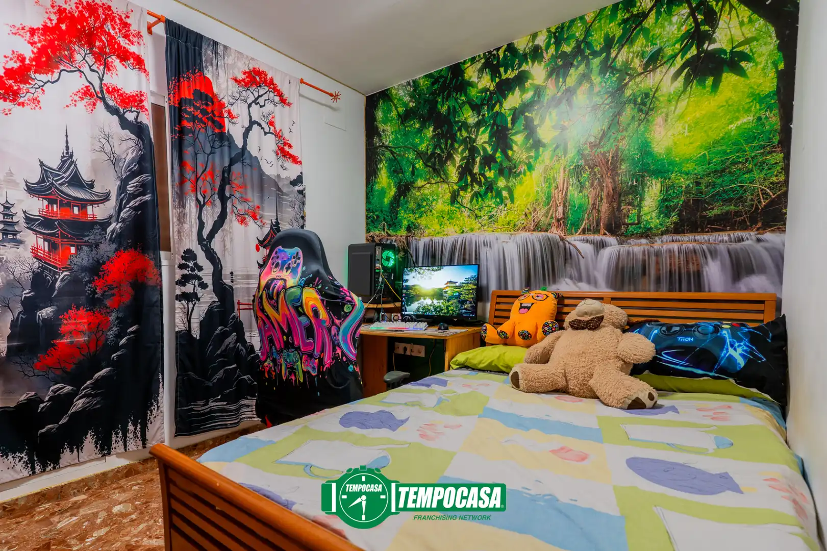 Habitación de Casa adosada en venta en Burjassot con Aire acondicionado, Terraza y Balcón