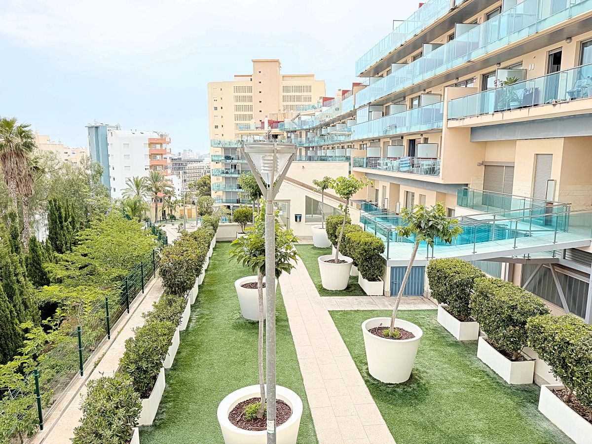 Exterior view of Apartment for sale in Calpe / Calp  with Air Conditioner, Terrace and Swimming Pool