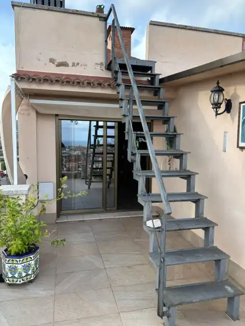 Terrasse von Dachboden zum Verkauf in Mataró mit Klimaanlage, Heizung und Terrasse