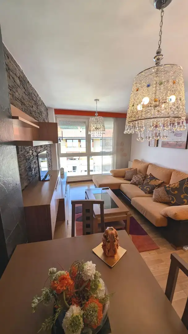 Living room of Flat for rent in Piélagos  with Heating, Terrace and Furnished
