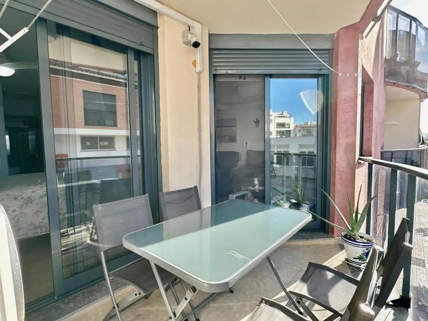 Balcony of Flat for sale in Casco Urbano