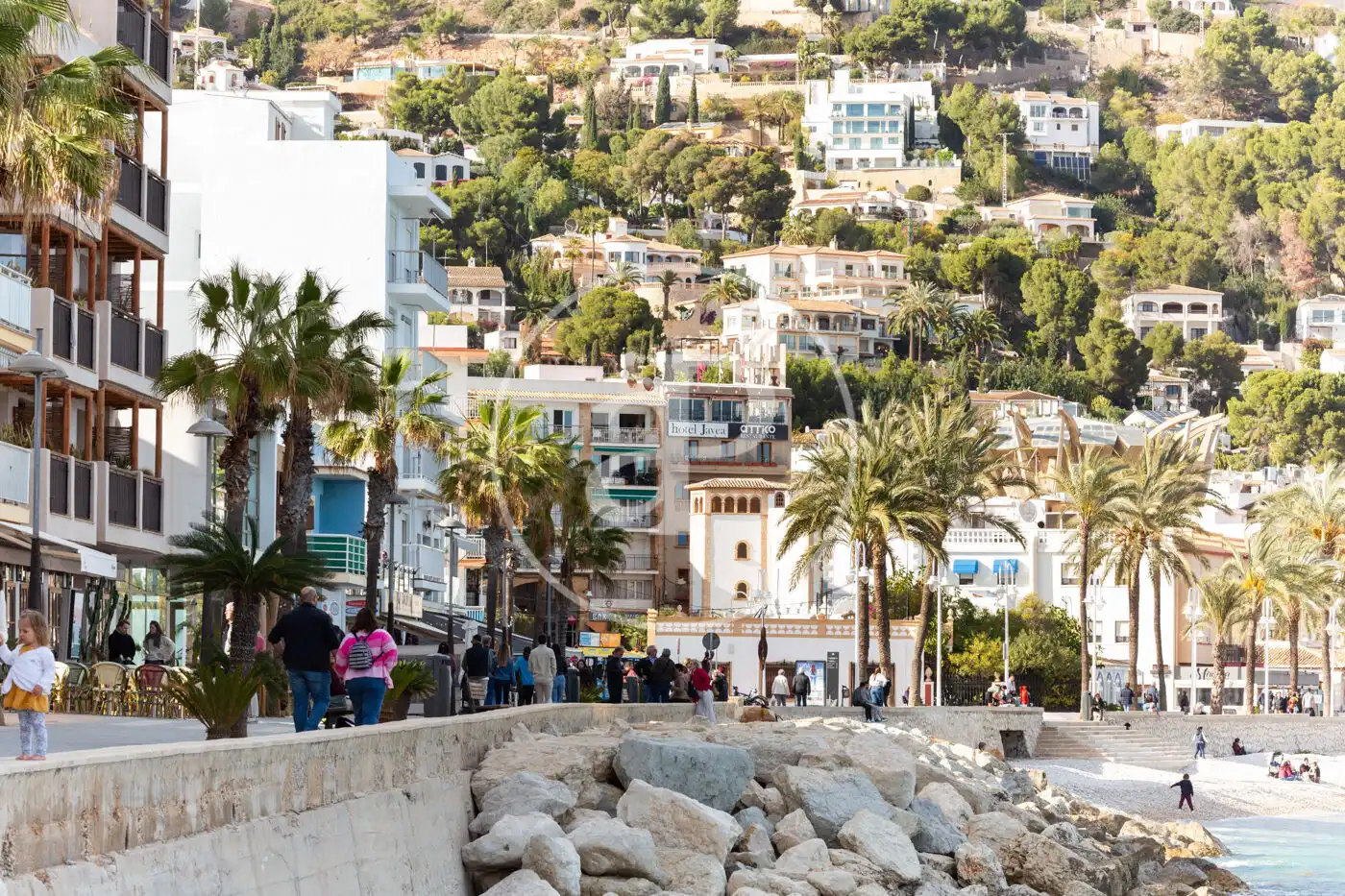Vista exterior de Piso de alquiler en Jávea / Xàbia con Aire acondicionado, Calefacción y Jardín privado