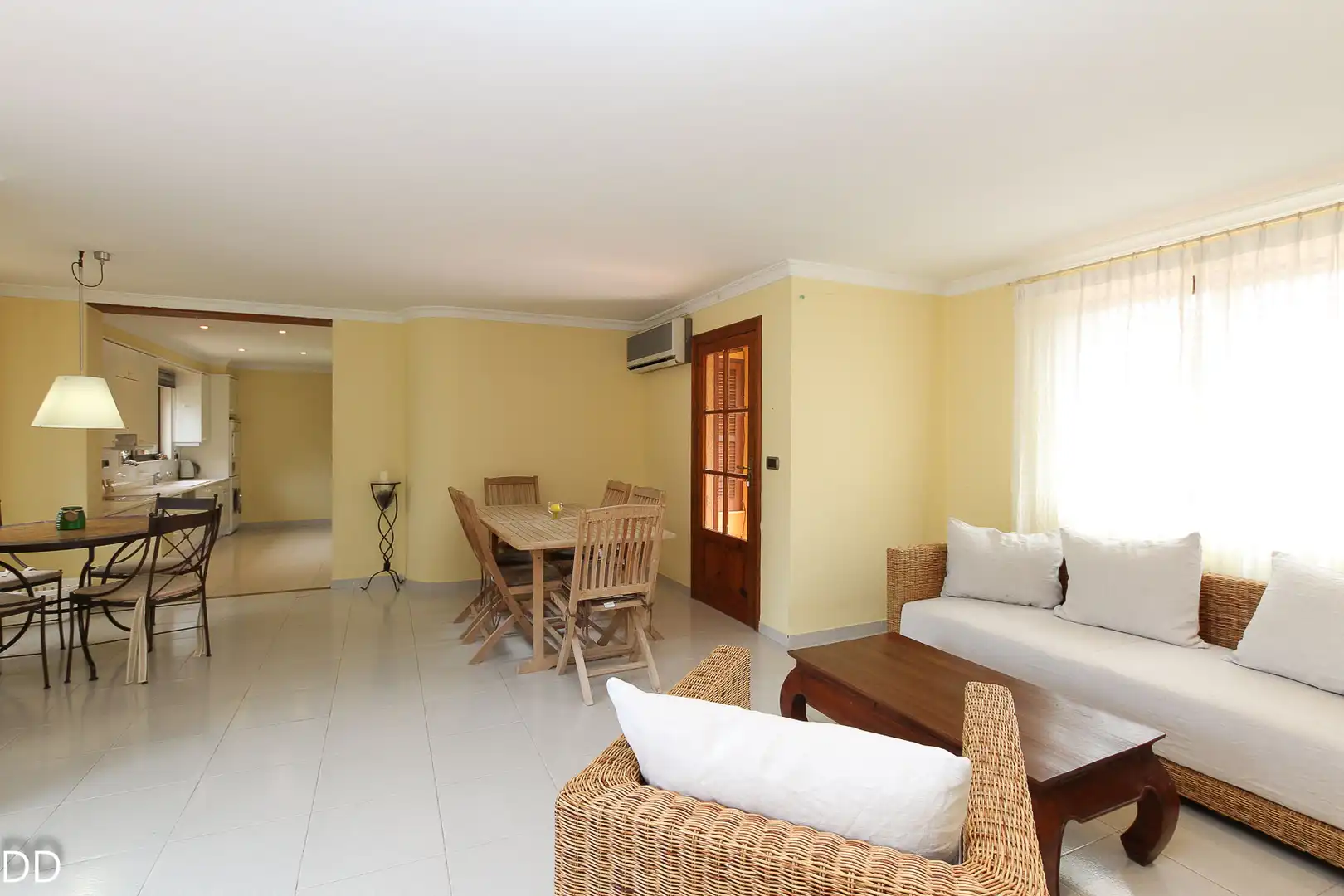 Sala de estar de Casa o chalet de alquiler en Dénia con Aire acondicionado, Calefacción y Jardín privado