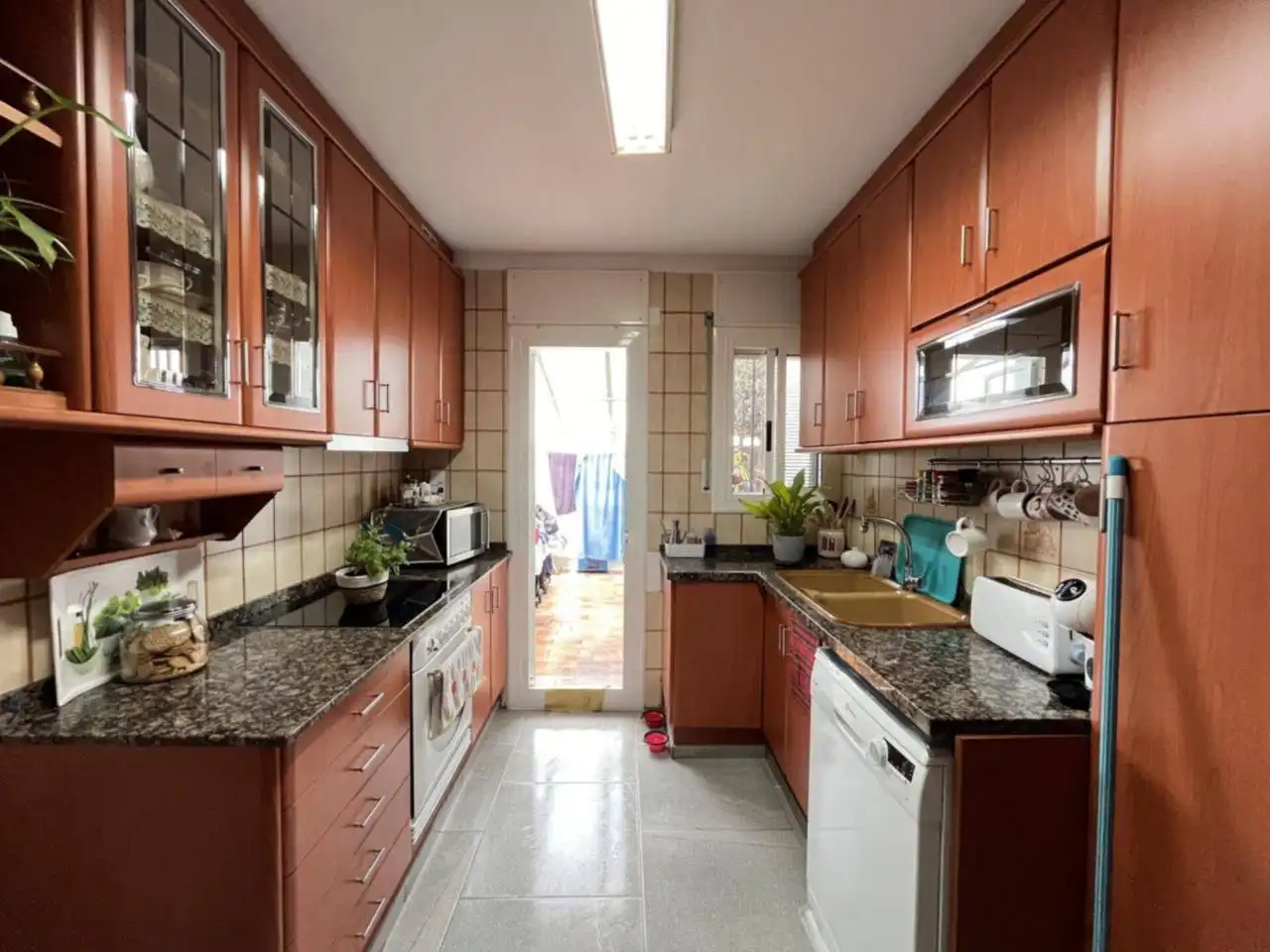 Cocina de Casa adosada en venta en Caldes de Montbui con Aire acondicionado, Calefacción y Terraza
