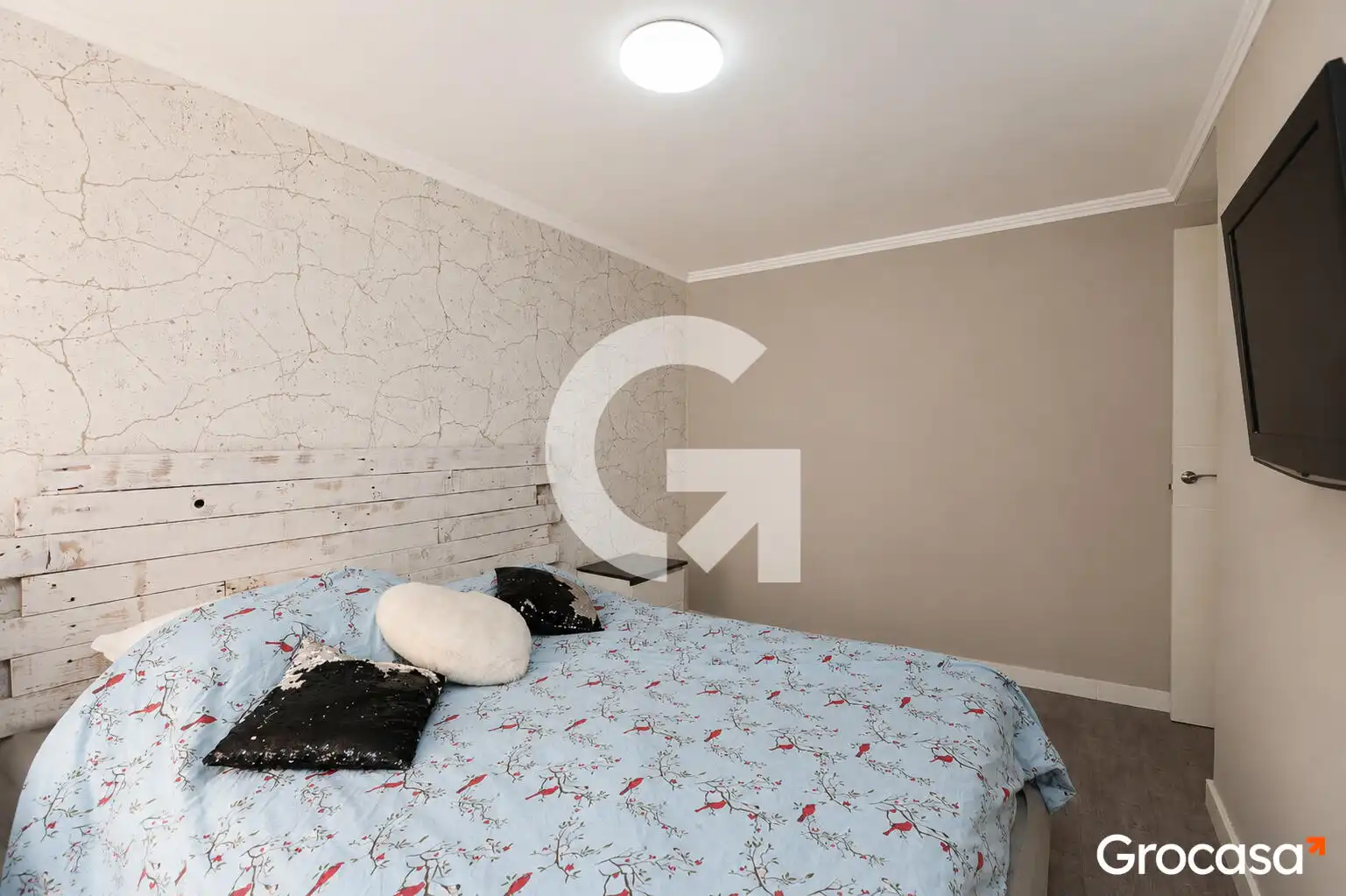 Bedroom of Flat for sale in Cornellà de Llobregat  with Air Conditioner