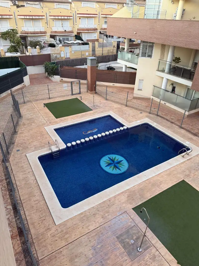 Swimming pool of Attic for sale in Murcia  with Air Conditioner, Heating and Terrace