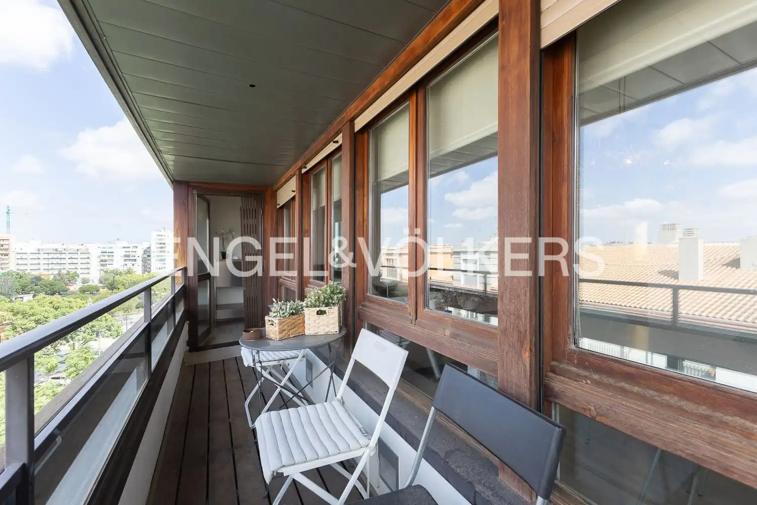 Terrasse von Wohnung zum Verkauf in Valencia mit Klimaanlage, Heizung und Möbliert