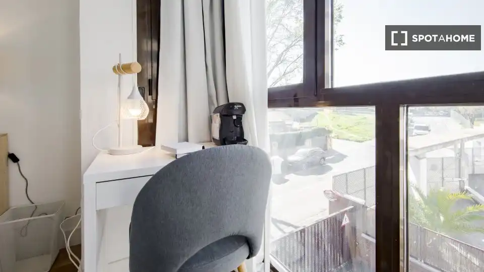 Balcony of Flat for rent in Madrid  with Air Conditioner, Heating and Furnished
