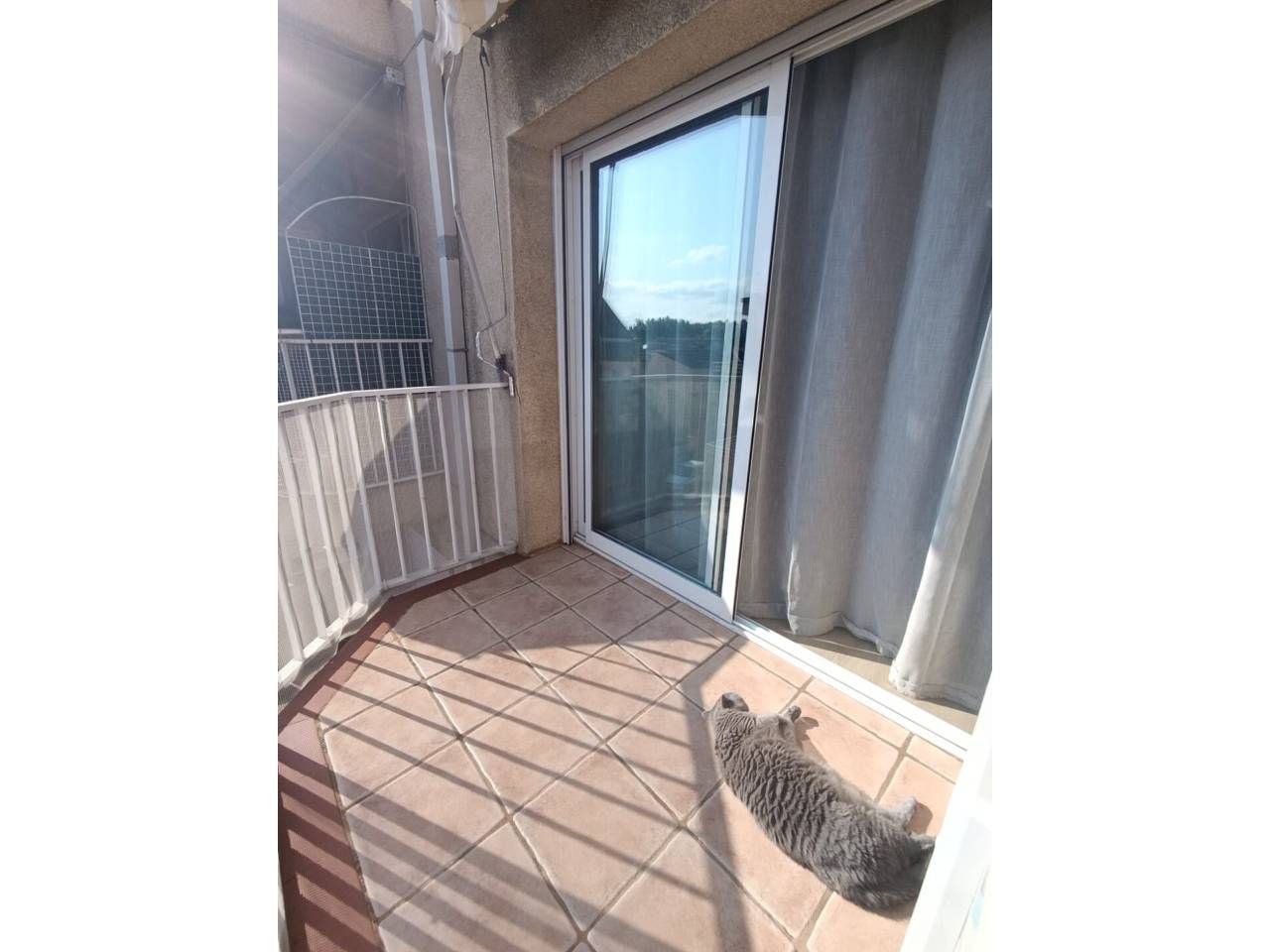 Balcony of Flat for sale in Salt  with Air Conditioner, Heating and Parquet flooring